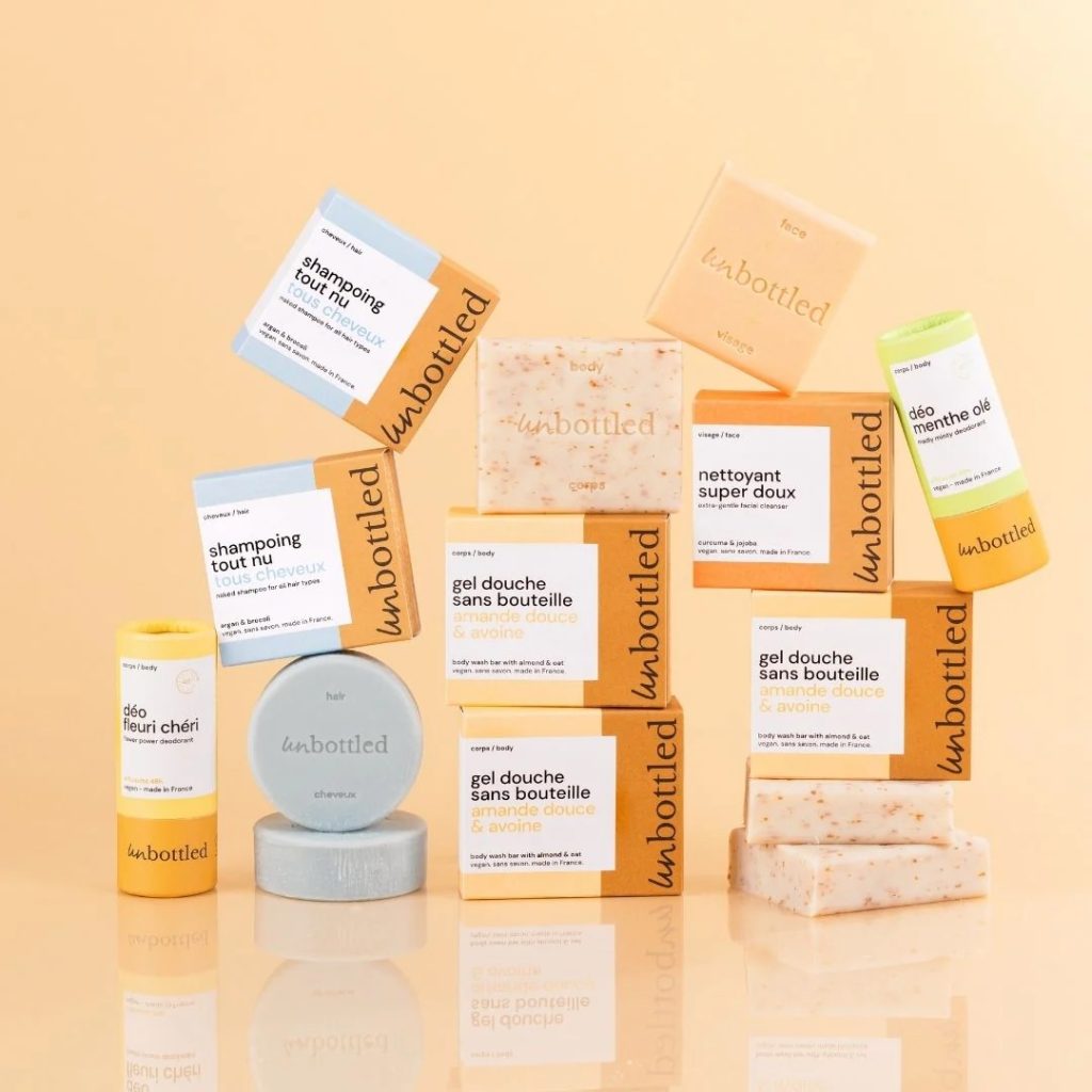 Unbottled – Crée ton pack personnalisé de soins solides