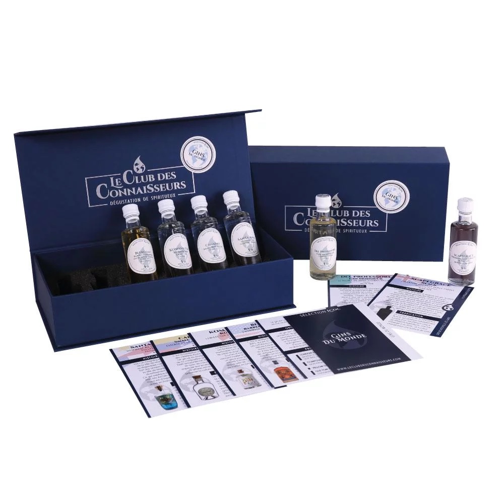 Coffret gin Fête des Pères Le Club des Connaisseurs