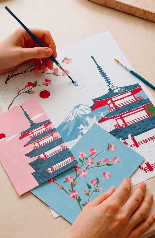 Peintures au numéro exclusives cadeau créatif meilleure amie