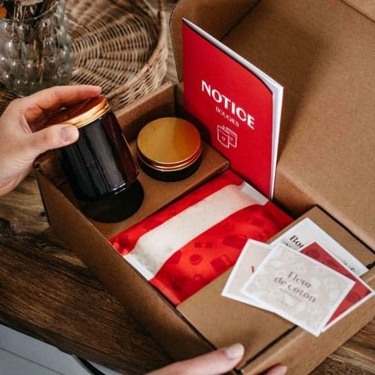 Kit DIY bougie parfumée cadeau à faire soi-même meilleure amie