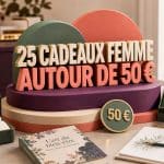 Idées cadeaux femme autour de 50 euros