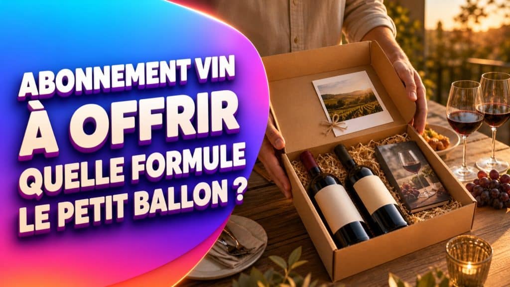 Abonnement vin à offrir : Quelle formule Le Petit Ballon ?