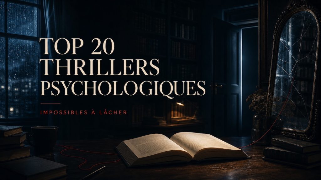 TOP 20 des meilleurs thrillers psychologiques impossibles à lâcher