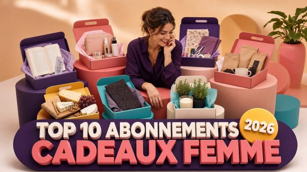 Abonnement cadeau femme : les 10 meilleures box à offrir en 2026