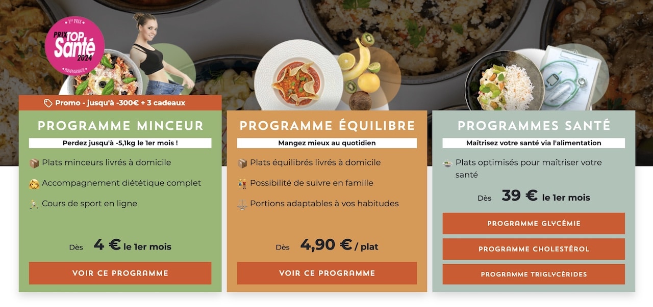 cheef minceur equilibre ou traiteur