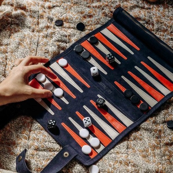 Backgammon de voyage compact