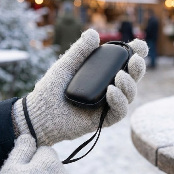 Chauffe-mains rechargeable qui sert aussi de batterie externe