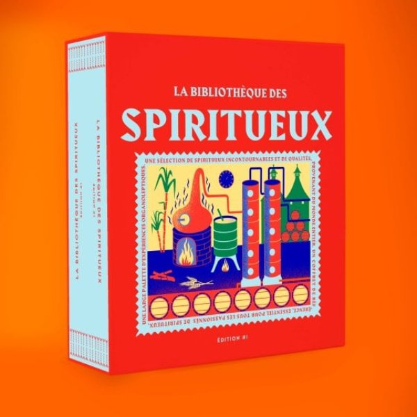 Calendrier de l'Avent Dégustation de spiritueux, coffret rouge et bleu
