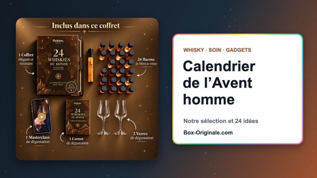 Calendrier de l&rsquo;Avent pour homme 2026 : les meilleurs et 24 idées pour le remplir