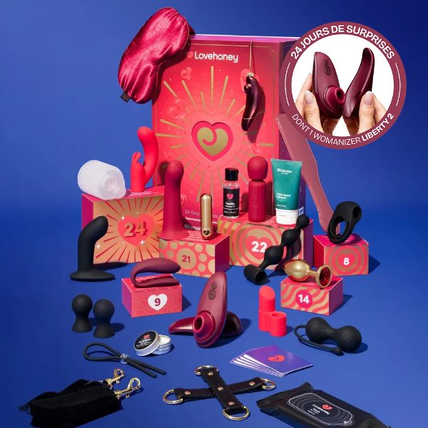 Coffret du calendrier de l'Avent Couples Lovehoney x Womanizer 2026