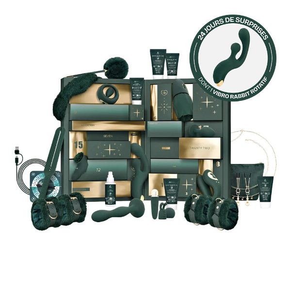 Coffret vert et or du calendrier de l'Avent Spicy Stories Naughty and Nice 2026