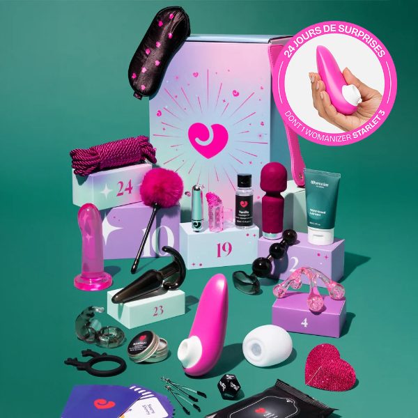 Calendrier de l'Avent Enjoy Lovehoney x Womanizer aux couleurs pastel