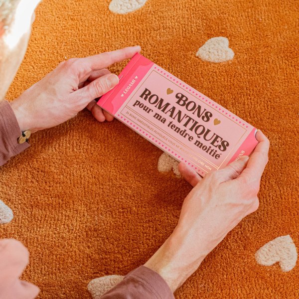 Carnet de 24 bons romantiques Legami à détacher