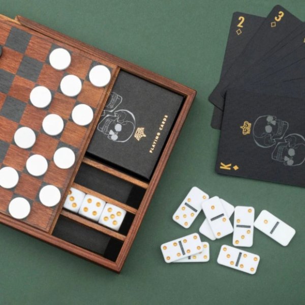 Coffret multijeux en bois Games Night