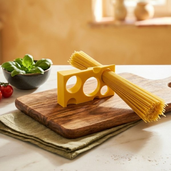 Doseur à spaghettis en forme de morceau de gruyère