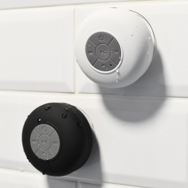 Petite enceinte Bluetooth étanche à ventouse pour la douche