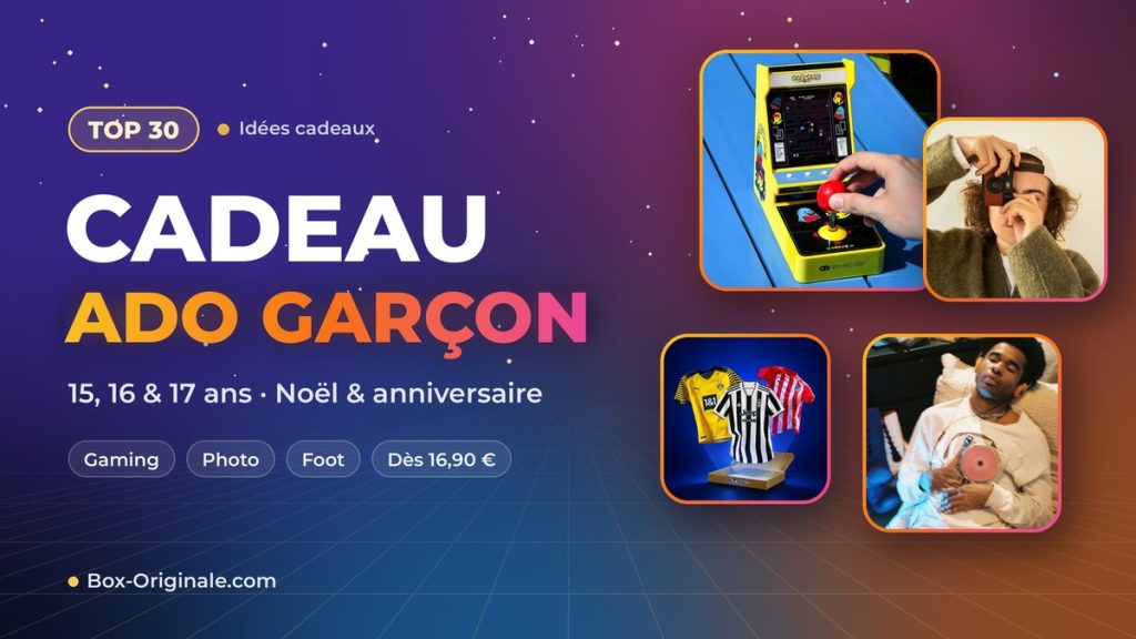 Cadeau ado garçon 15, 16, 17 ans : 30 idées pour Noël