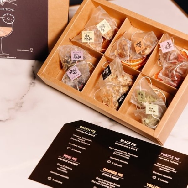 Sachets d'infusions de plantes pour gin tonic