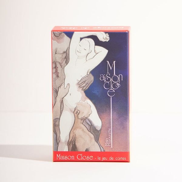 Boîte illustrée du jeu de rôles Maison Close de Maïa Mazaurette