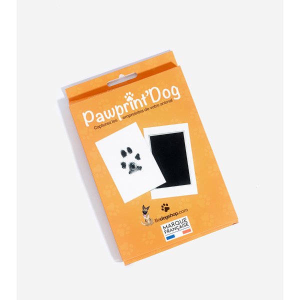 Kit d'empreintes pour chiens et chats avec cadre et empreinte de patte