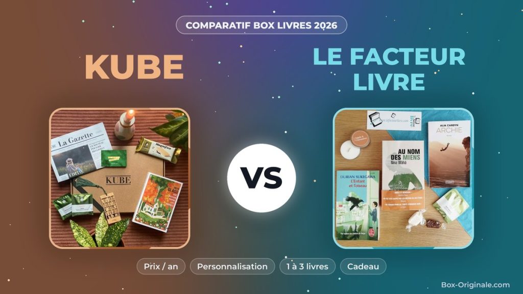 Kube ou Le Facteur Livre : quelle box livre choisir ?