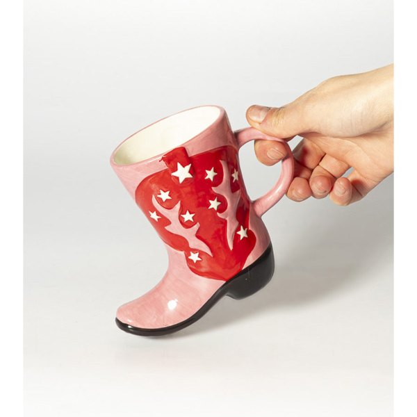 Mug en forme de botte de cowboy