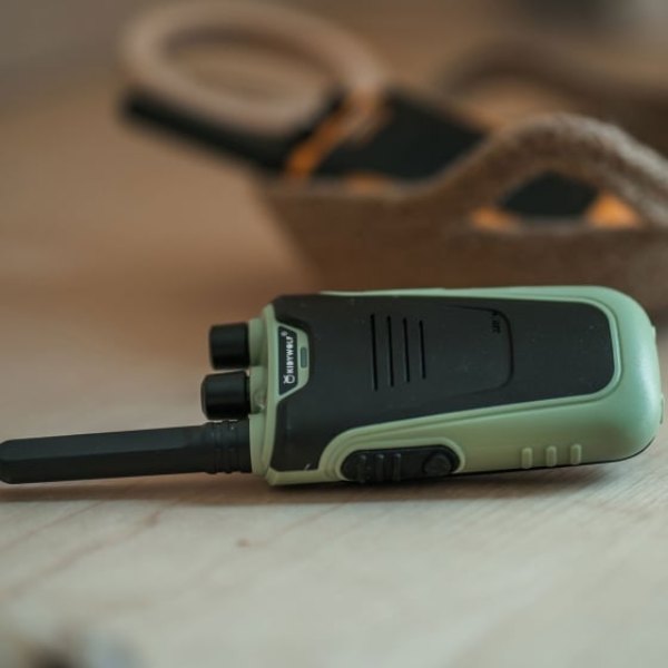 Talkie-walkie pour enfant vert et noir